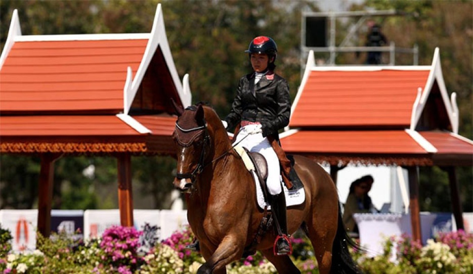 Sarah Rao and Geniaal make it double gold at the 2025 FEI Asian Championships :: Photo © FEI