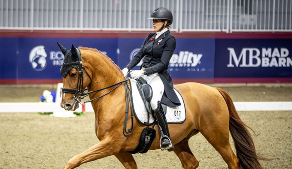 Brittany Fraser-Beaulieu and Jaccardo at the 2025 CDI-W Toronto :: Photo © Mackenzie Clark