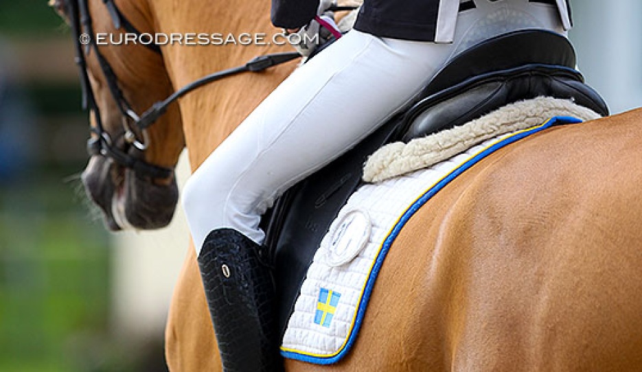 Swedish pony rider competing at the CDIO-P Hagen :: Photo © Astrid Appels