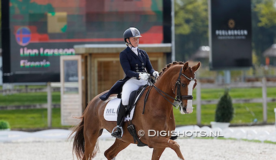Linn Larsson and Firenzia at the 2022 CDI Kronenberg :: Photo © Digishots