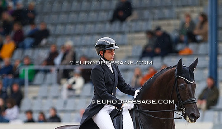 Juan Rodriguez on Meggle's Enzo's Erbe at the 2024 CDIO Aachen :: Photo © Astrid Appels