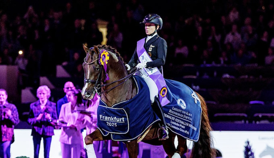 Isabell Werth and Viva Gold OLD win the 2025 Louisdor Cup Finals :: Photos © Stefan Lafrentz