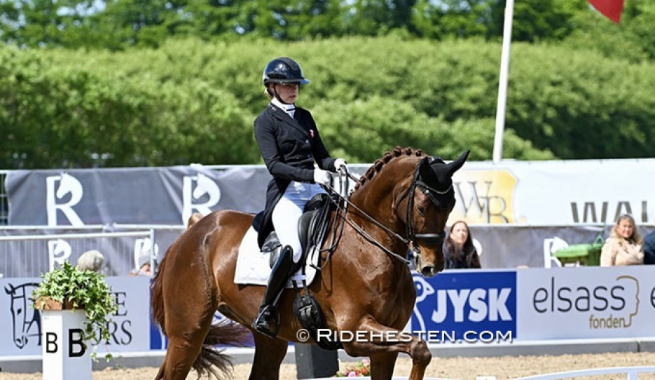 Maria Mejlgaard Jensen and Midsummer Jazz at the 2025 Danish Under 25 Championships :: Photo © Ridehesten