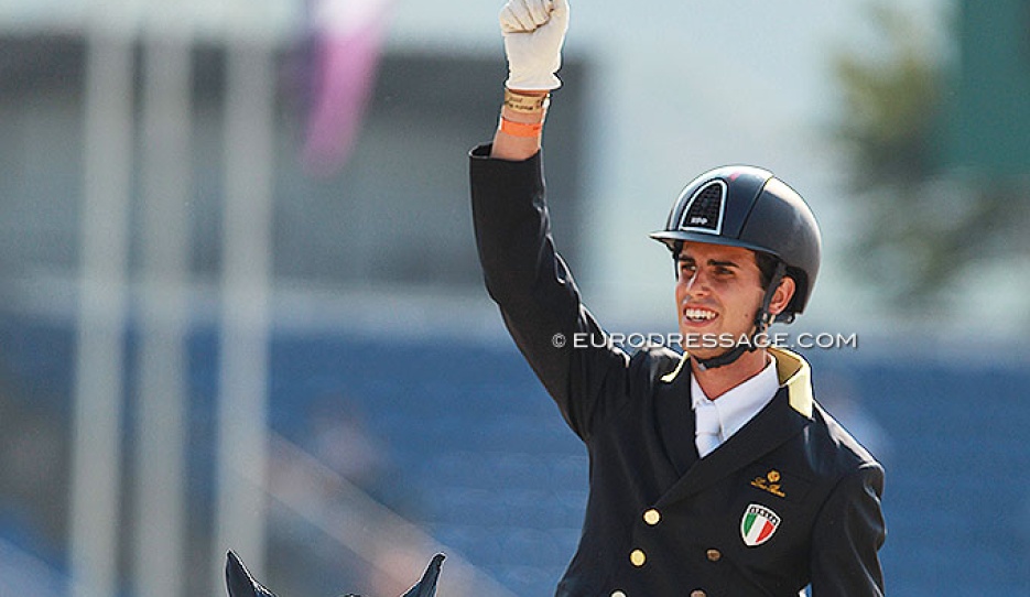 Leonardo Tiozzo at the 2015 European Championships in Aachen :: Photo © Astrid Appels