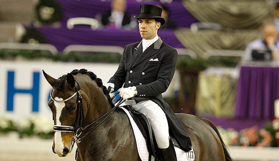 Manuel Bammel and Hayden HR at the 2015 Nurnberger Burgpokal in Frankfurt :: Photo © Stefan Lafrentz