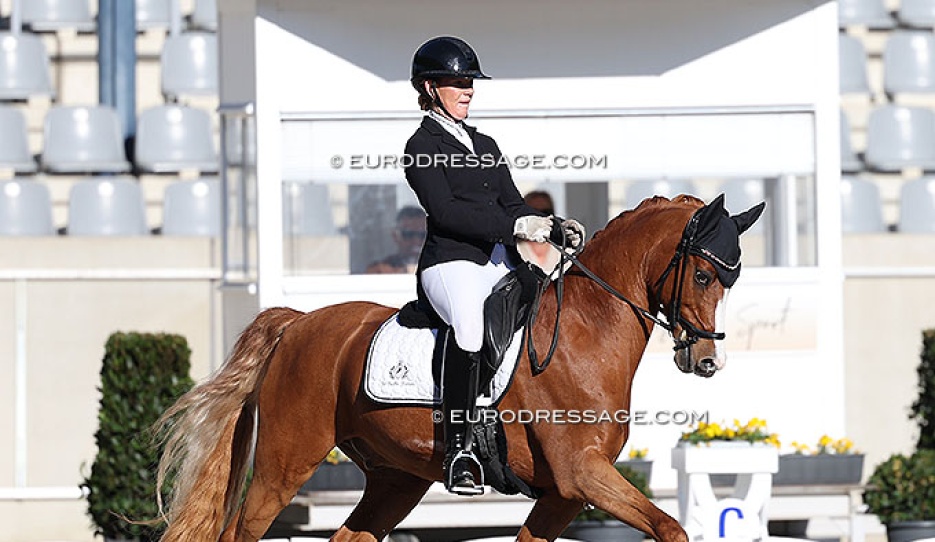 Isabella Struntze Torp and Lykkehøjs Dream of Dornik at the 2025 CDI Aachen Festival 4 Dressage :: Photo © Astrid Appels