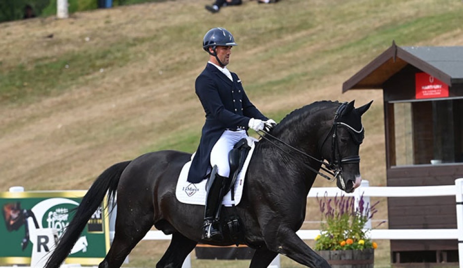Jezz Palmer and Ketcher B at the 2025 CDI Hartpury :: Photo © Kevin Sparrow