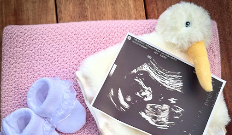 Melissa Galloway and her husband Lachy will be welcoming their first child in May