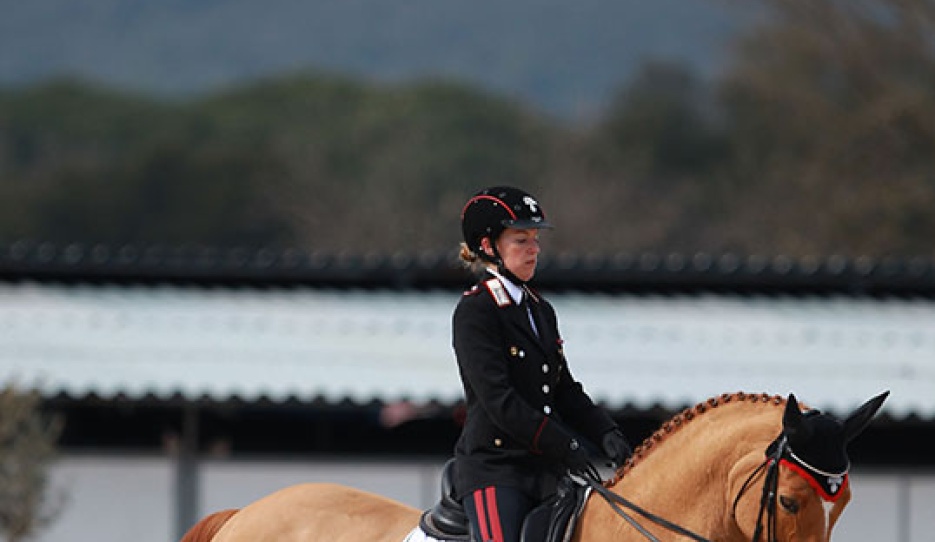 Valentina Truppa and Chablis at the 2015 CDI Vidauban :: Photo (c) Astrid Appels