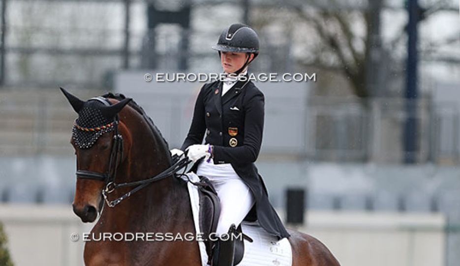 Semmieke Rothenberger and Flanell at the 2024 CDI Aachen Festival 4 Dressage :: Photo © Astrid Appels