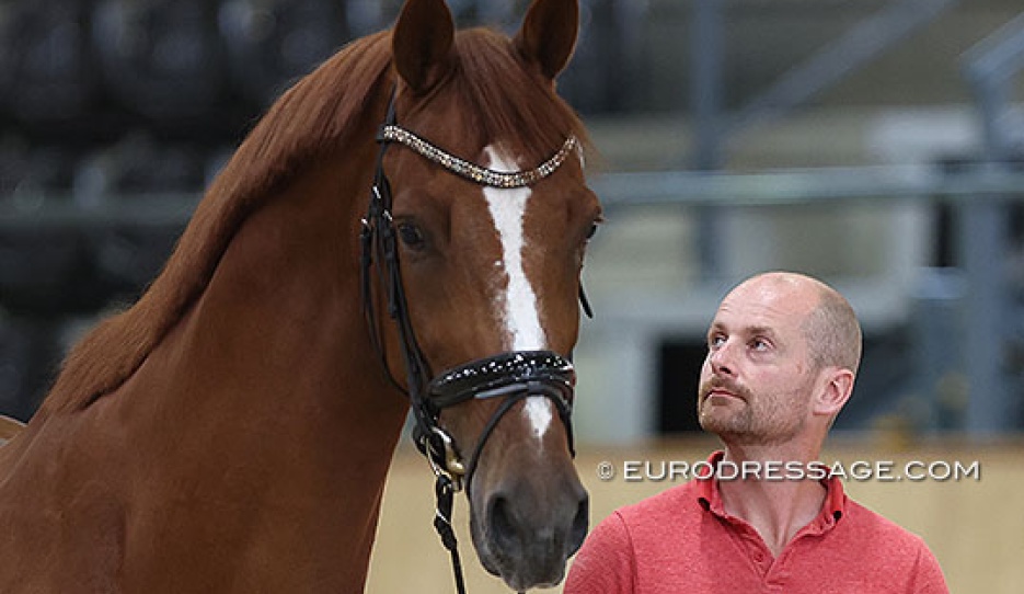 Theo Hanzon with JFK at the 2024 CDI Ermelo :: Photo © Astrid Appels