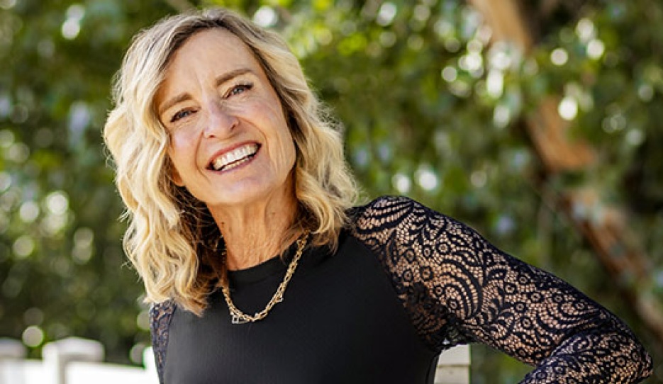 Charlotte Jorst of Kastel Denmark in Kastel's signature Performance Lace shirt