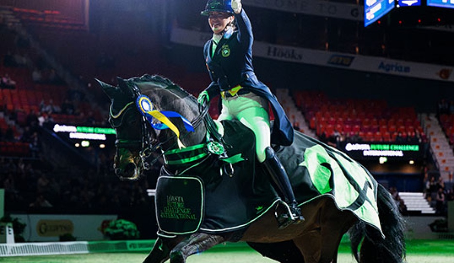 Cecilia Bergåkra and My Friend at the 2026 CDI-W Gothenburg: Photo © Vendela Henriksson