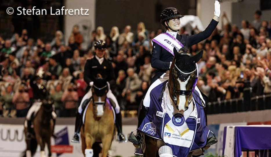 Larissa Pauluis wins the World Cup Qualifier in Neumunster 2026 :: Photo © Stefan Lafrentz