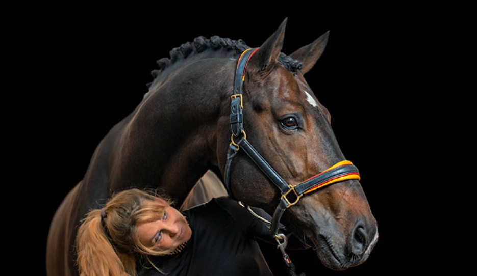 Dorothee Schneider has arrived at Gestut Famos in Syke, Germany