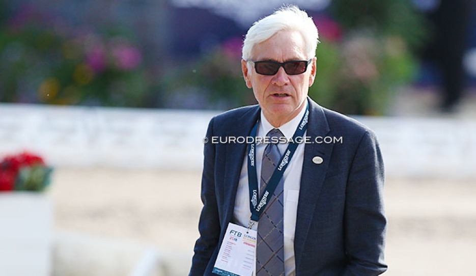 Leif Tornblad at the 2018 European Junior / Young Riders Championships in Fontainebleau :: Photo © Astrid Appels