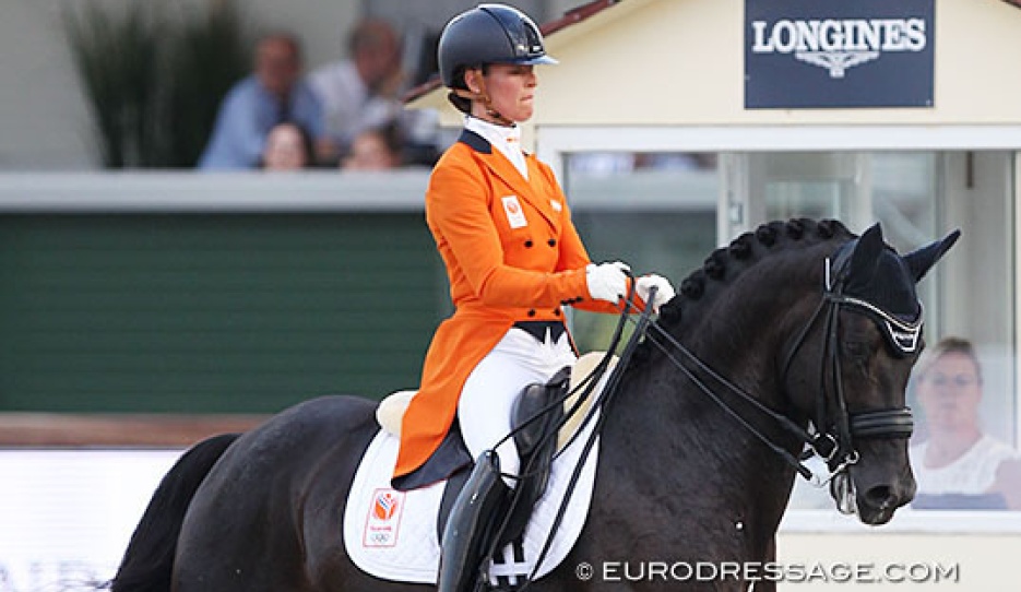 Adelinde Cornelissen and Governor at the 2021 European Championships in Hagen :: Photo © Astrid Appels