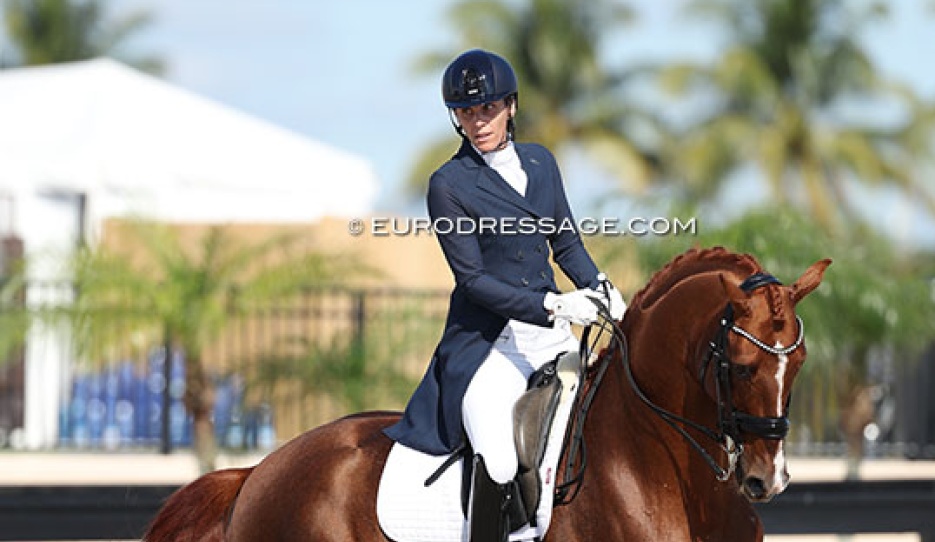 Christina Vinios and Blue Hors Zirrus at the 2025 Palm Beach Derby CDN :: Photo © Astrid Appels