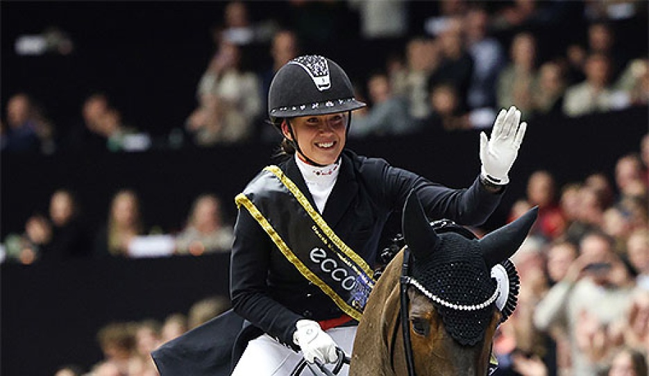 Cathrine Dufour and Mount St. John Freestyle at the 2026 CDI Herning :: Photos © Ridehesten