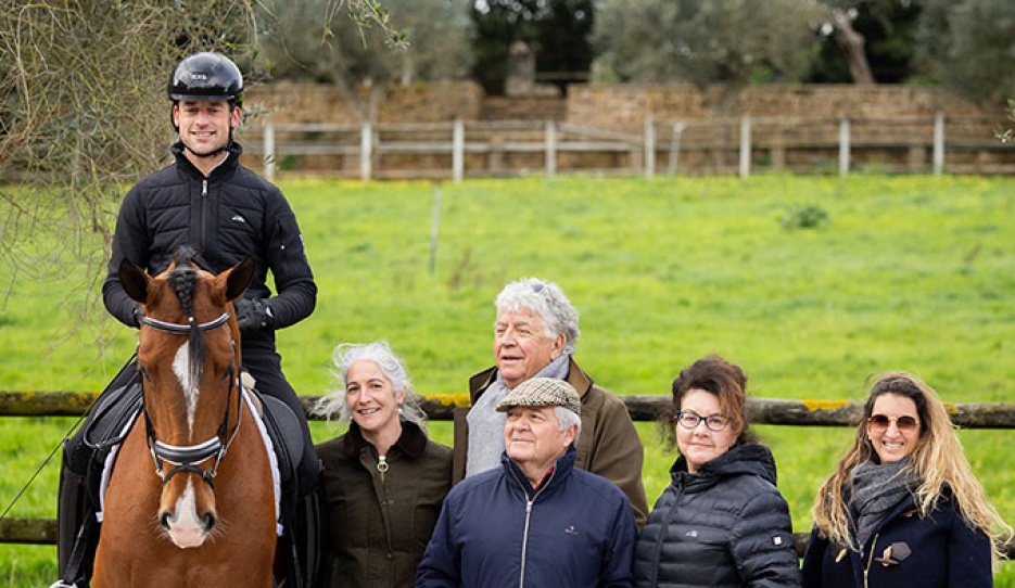 Justin Verboomen on Satélite Plus with the team of Garaman Lusitanos :: Photos © Carlos Hernani