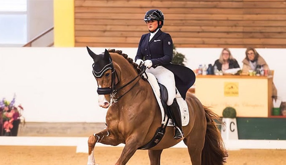 Diana Porsche and Imhotep at the 2026 CDN Stadl Paura in February :: Photo courtesy Porsche