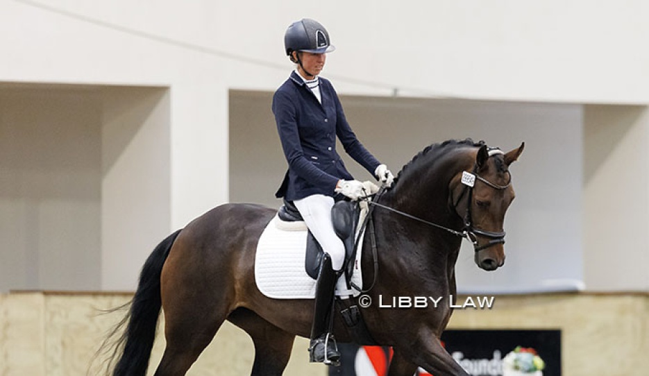 Holly Moorman and Rokeby La Belle at the 2026 New Zealand Young Horse Championships :: Photos © Libby Law