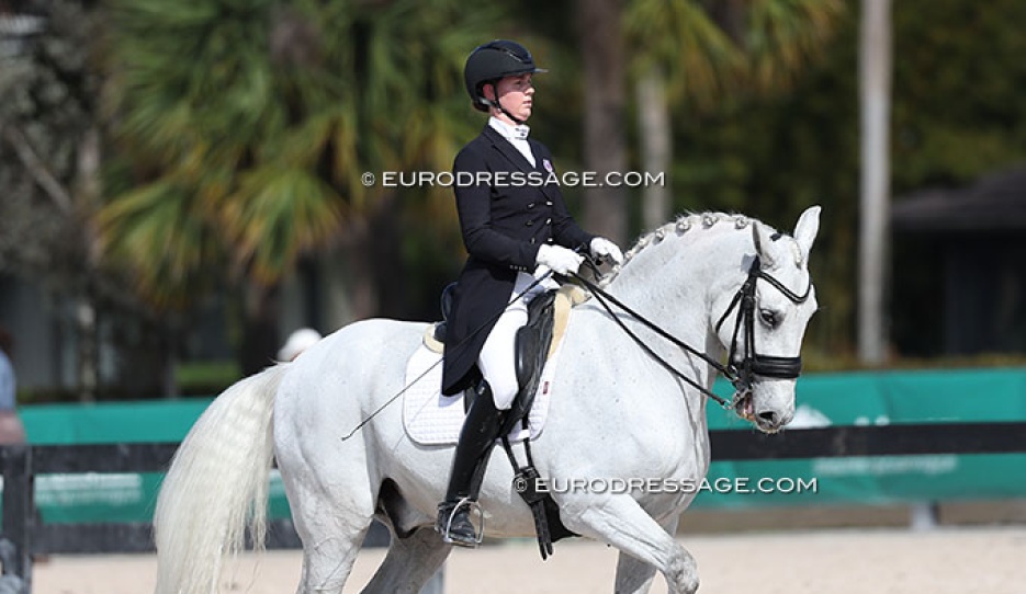 Sophia Schults and Conocido HGF at the 2026 CDN Wellington :: Photo © Astrid Appels