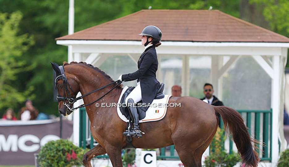 Charlotte Defalque on Botticelli at the 2024 CDIO Compiegne :: Photo © Astrid Appels