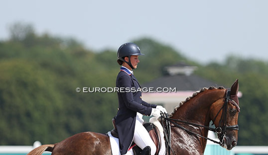 Adrienne Lyle and Helix at the 2024 Olympic Games :: Photo © Astrid Appels
