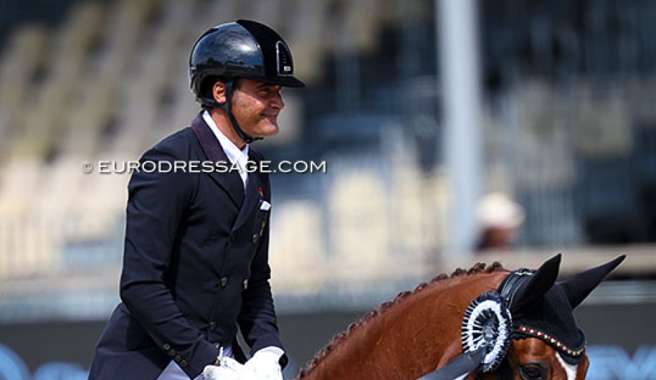 Jose Antonio Garcia Mena and Quatre Quarts A L'Orange at the 2026 CDIO Fontainebleau :: Photo © Astrid Appels