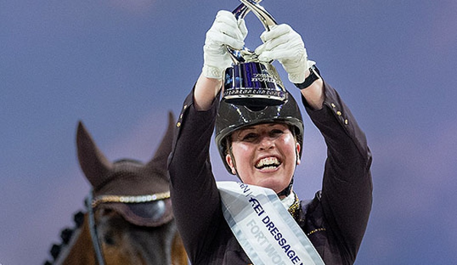 Becky Moody wins the 2026 World Cup Finals :: Photo © FEI