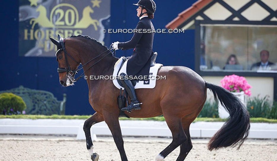 Cathrine Dufour and Mount St. John Freestyle at the 2026 CDI Hagen :: Photo © Astrid Appels