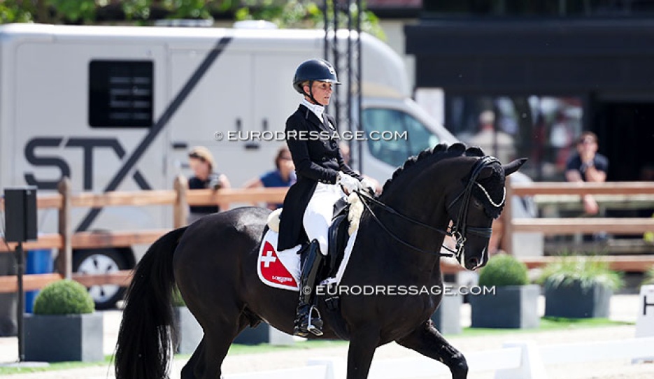 Charlotte Lenherr and Dettori at the 2026 CDIO Lier :: Photo © Astrid Appels