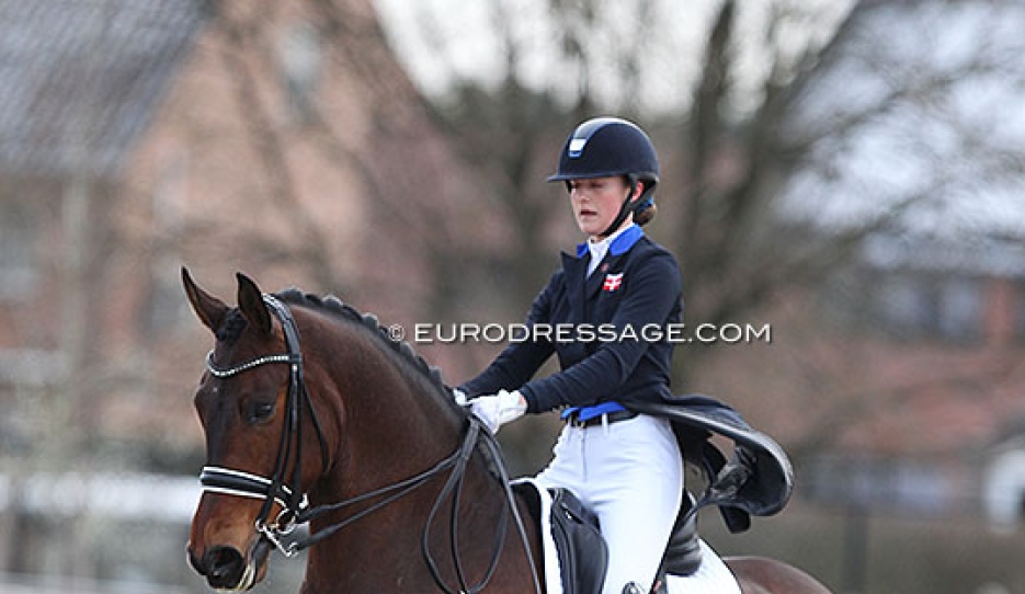 Sophia Ludvigsen and Blue Hors Elliott in 2022 :: Photo © Astrid Appels