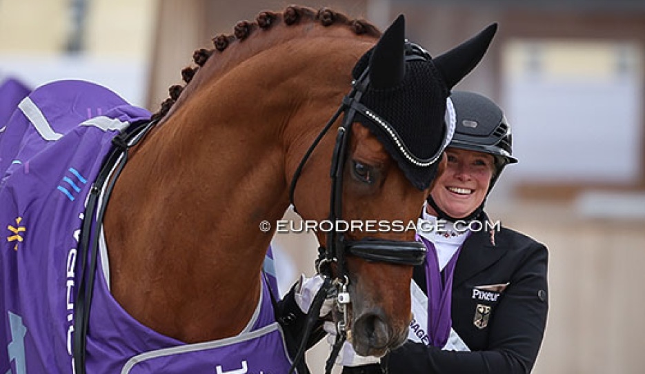 Hemmer and Denoix PCH at the 2025 European Championships in Crozet :: Photo © Astrid Appels