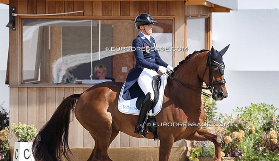 Sofie Lexner and Inoraline W at the 2025 European Championships :: Photo © Astrid Appels
