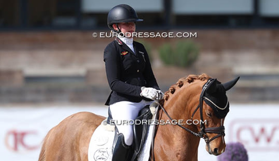 Lilli von Helldorff on Nabucco HW at the 2026 CDIO Fontainebleau :: Photo © Astrid Appels