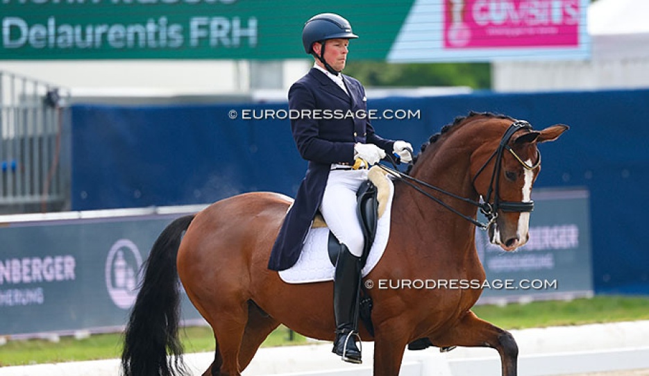 Henri Ruoste and Delaurentis at the 2026 CDI Hagen :: Photo © Astrid Appels