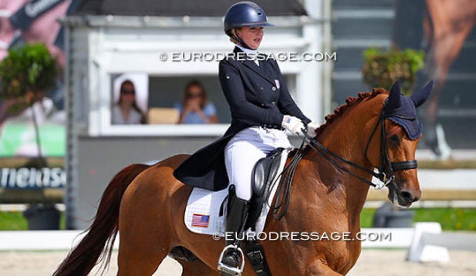 Kat Fuqua on Bon Amie at the 2026 CDIO Lier :: Photo © Astrid Appels