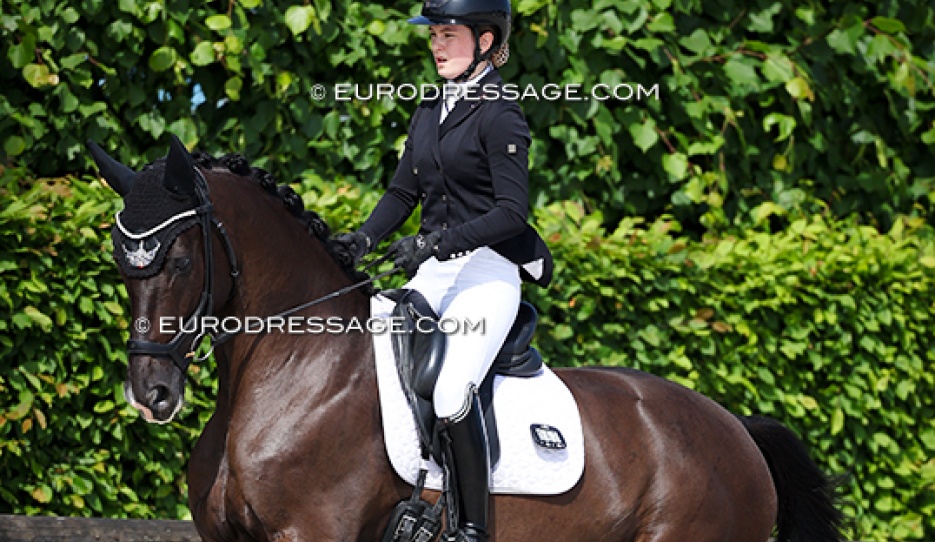 Juliet Guillebon on Spartacus MSJ at the 2026 CDIO Lier :: Photo © Astrid Appels