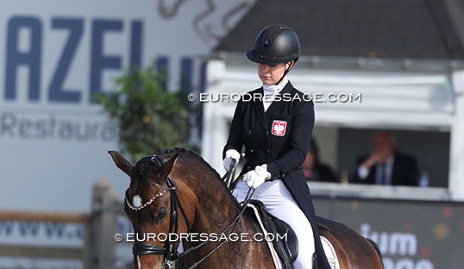 Julia Jokiel and J'Adore at the 2026 CDIO Lier :: Photo © Astrid Appels