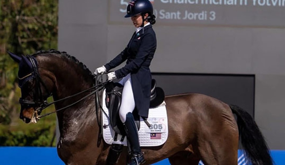 Diani Lee and Sam at the 2025 South East Asian Games in Pattaya, Thailand