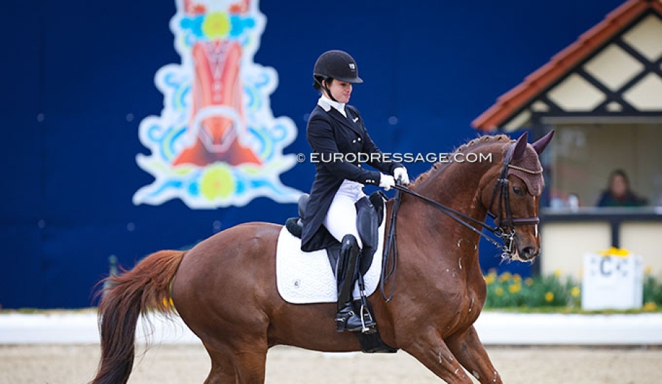 Franziska Stieglmaier and Samurai at the 2023 CDI Hagen :: Photo © Astrid Appels