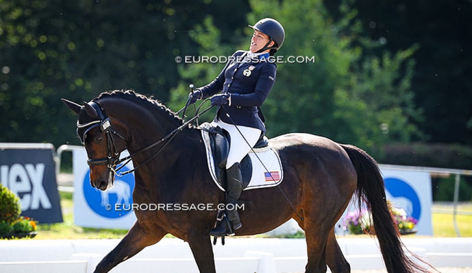 Rebecca Hart and Floratina at the 2026 CPEDI Hagen :: Photo © Astrid Appels