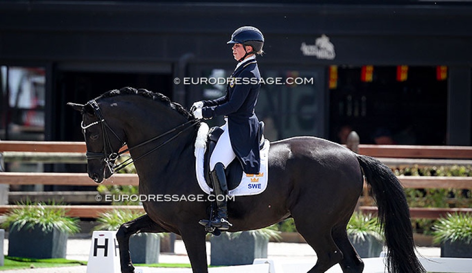 Therese Nilshagen and Navarro at the 2026 CDIO Lier :: Photo © Astrid Appels