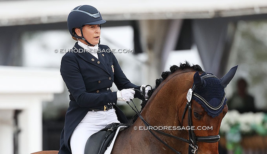 Jennifer Hoffmann and Fandiamo at the 2026 Palm Beach Derby :: Photo © Astrid Appels