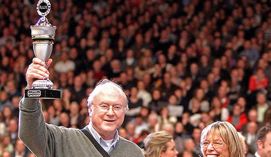 Hans Jansen with wife Grietje at the 2010 KWPN stallion licensing :: Photo © Dirk Caremans