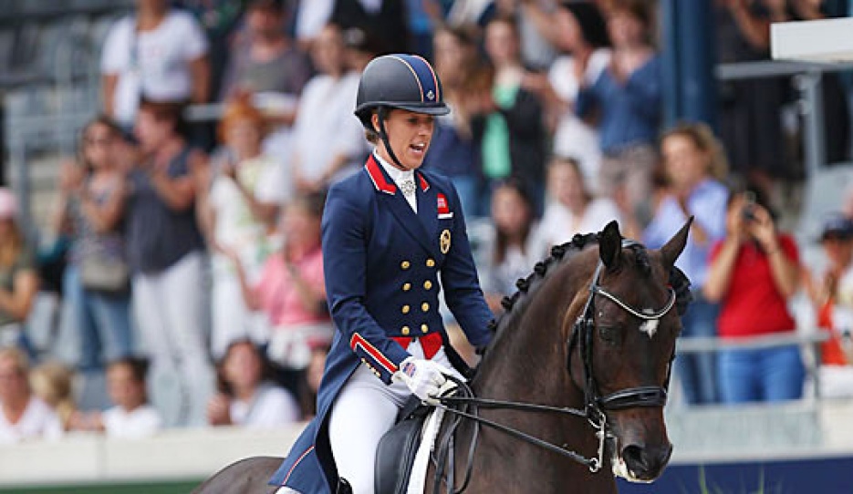 Charlotte Dujardin and Erlentanz at the 2019 CDIO Aachen :: Photo © Astrid Appels