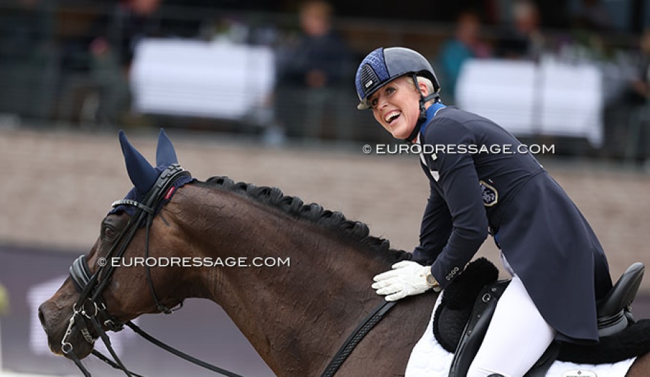 Joanna Robinson at the 2025 European Championships in Crozet :: Photo © Astrid Appels