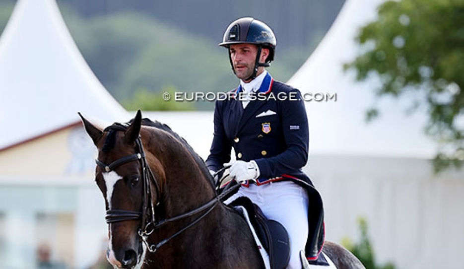 Jordan LaPlaca and Gold Play at the 2026 CDIO Hagen :: Photo © Astrid Appels